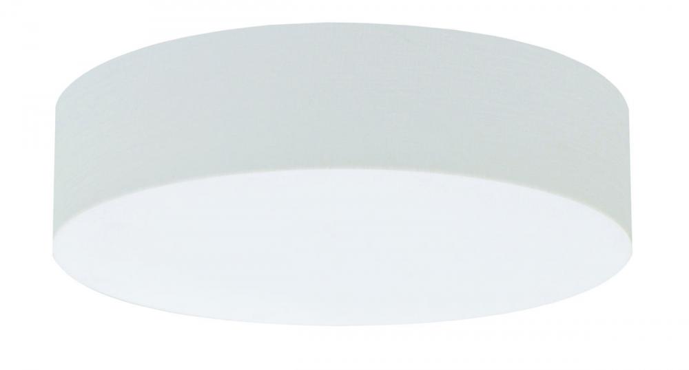 Anton 15'' LED Ceiling - Linen White Finish