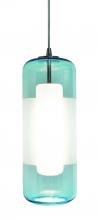 AFX Lighting, Inc. HRP1000L30D1SNAQ - Hermosa LED Pendant - 3000K - 120V - Satin Nickel - Aqua