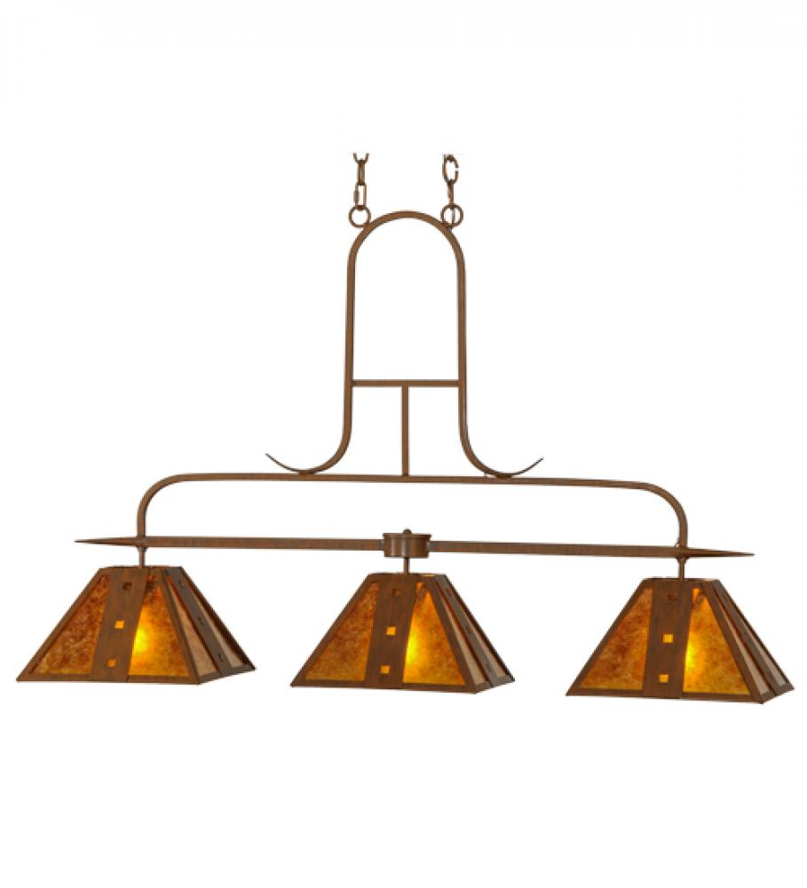 48" Long Hanford 3 Light Island Pendant