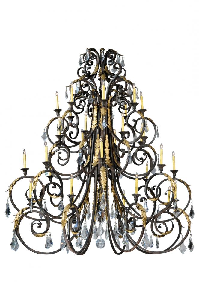 72"W Serratina 32 LT Chandelier