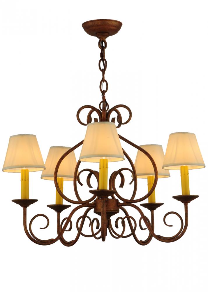 26" Wide Jenna 5 Light Chandelier