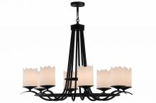 2nd Avenue Designs White 115671 - 48"W Octavia 8 LT Chandelier