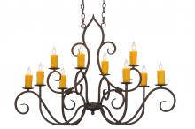 2nd Avenue Designs White 149375 - 48"L Clifton 10 LT Oblong Chandelier