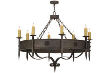 2nd Avenue Designs White 151522 - 54"W Calandra 8 LT Chandelier