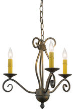 2nd Avenue Designs White 156774 - 18"W Sienna 3 LT Chandelier