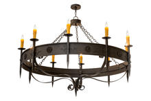 2nd Avenue Designs White 173532 - 66"W Calandra 10 LT Chandelier