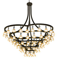 2nd Avenue Designs White 194317 - 114" Wide Cretella 86 Light Chandelier