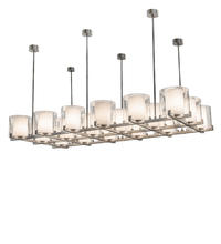 2nd Avenue Designs White 226531 - 150" Long Crawford 18 Light Oblong Pendant