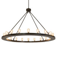 2nd Avenue Designs White 231228 - 60" Wide Loxley 20 Light Chandelier