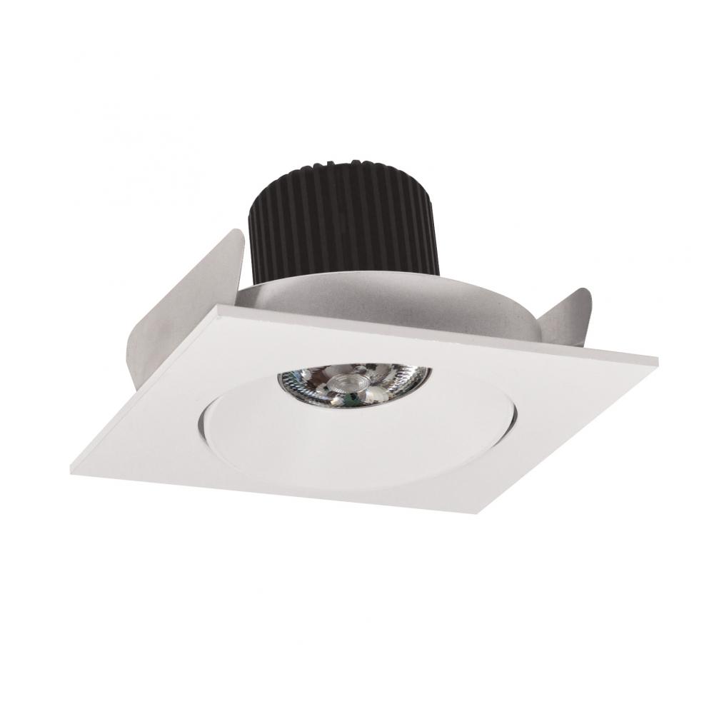 4&#34; Iolite LED Square Adjustable Cone Reflector, 10-Degree Optic, 800lm / 12W, 3500K, White