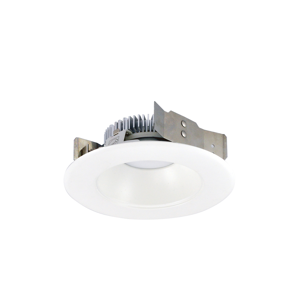 4" Cobalt Shallow High Lumen LED Trim, Round Reflector, 850lm, 3000K, Matte Powder White