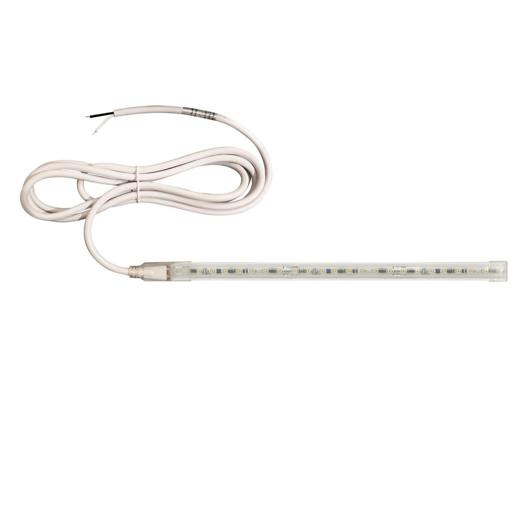 Custom Cut 7-ft, 8-in 120V Continuous LED Tape Light, 330lm / 3.6W per foot, 3000K, w/ Mounting