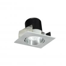 Nora NIOB-2SC50XNN/10 - 2" Iolite LED Square Adjustable Cone Reflector, 1000lm / 14W, 5000K, Natural Metal Reflector /