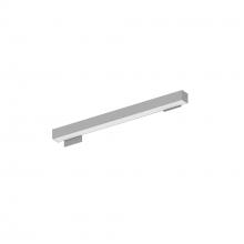 Nora NWLIN-21040A/L4-R2P - 2' L-Line LED Wall Mount Linear, 2100lm / 4000K, 4"x4" Left Plate & 2"x4" Right