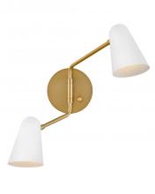 Lark 83542LCB-MW - Large Two Light Sconce