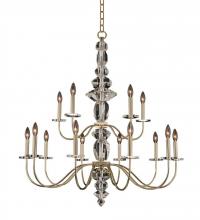 Kalco Allegri 031252-041-FR001 - Bolivar (10+5) Light 2 Tier Chandelier