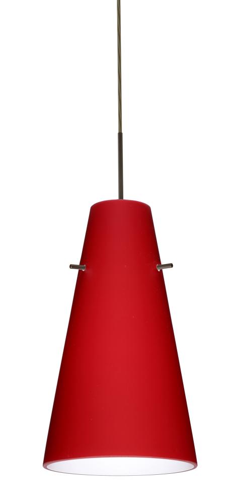 Besa Cierro Pendant Bronze Ruby Matte 1x100W Medium Base