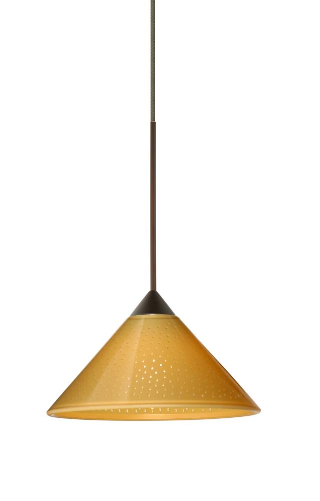 Besa Pendant Kona Bronze Mango Starpoint 1x5W LED