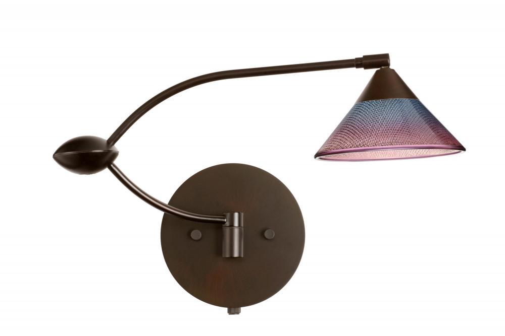 Besa Wall Kona Bronze Bi-Color 1x50W Halogen Gy6.35