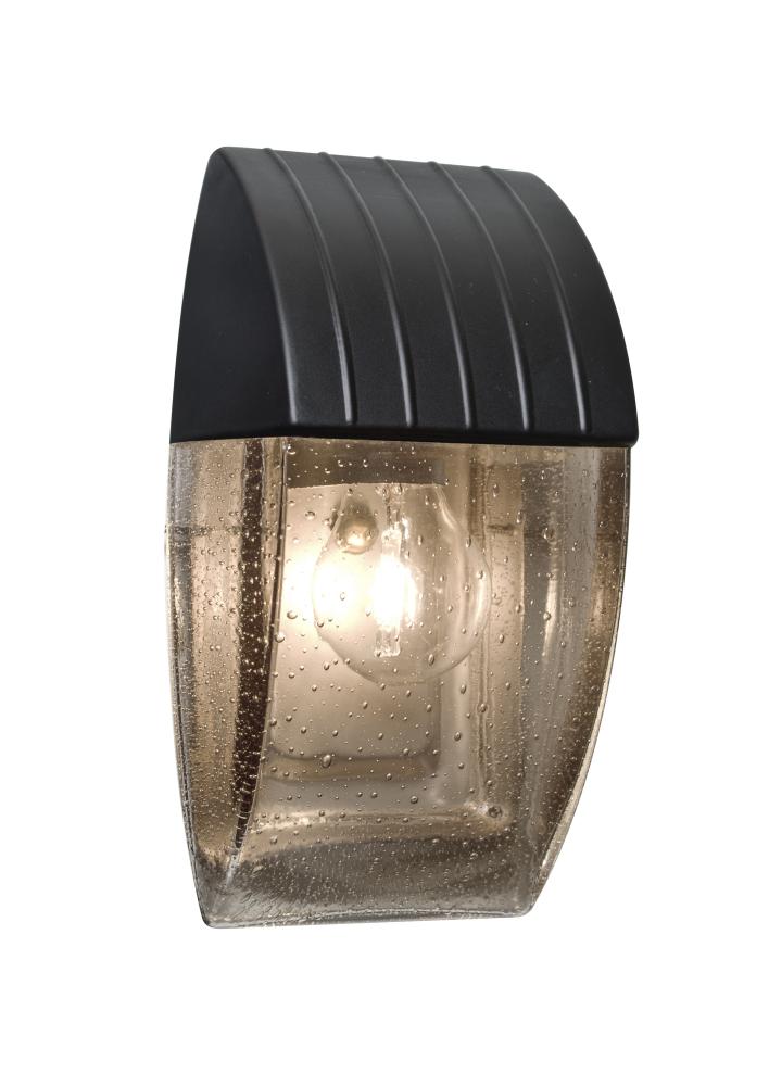 Costaluz, 3532 Series Wall Sconce, Black/Smoke Bubble, 1x75W Medium base