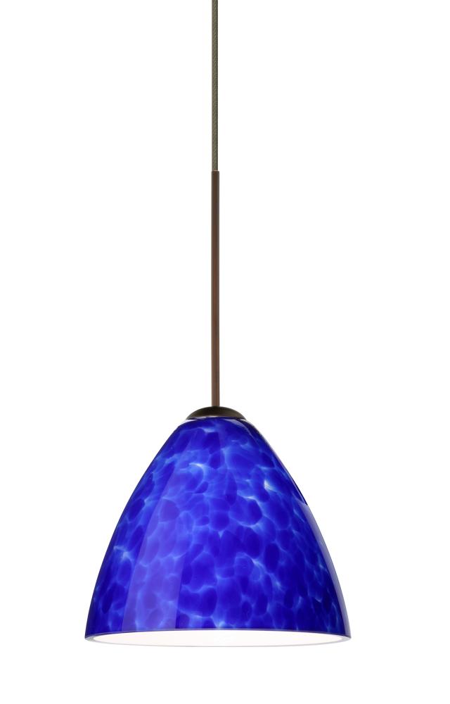 Besa Pendant Mia Bronze Blue Cloud 1x50W Halogen