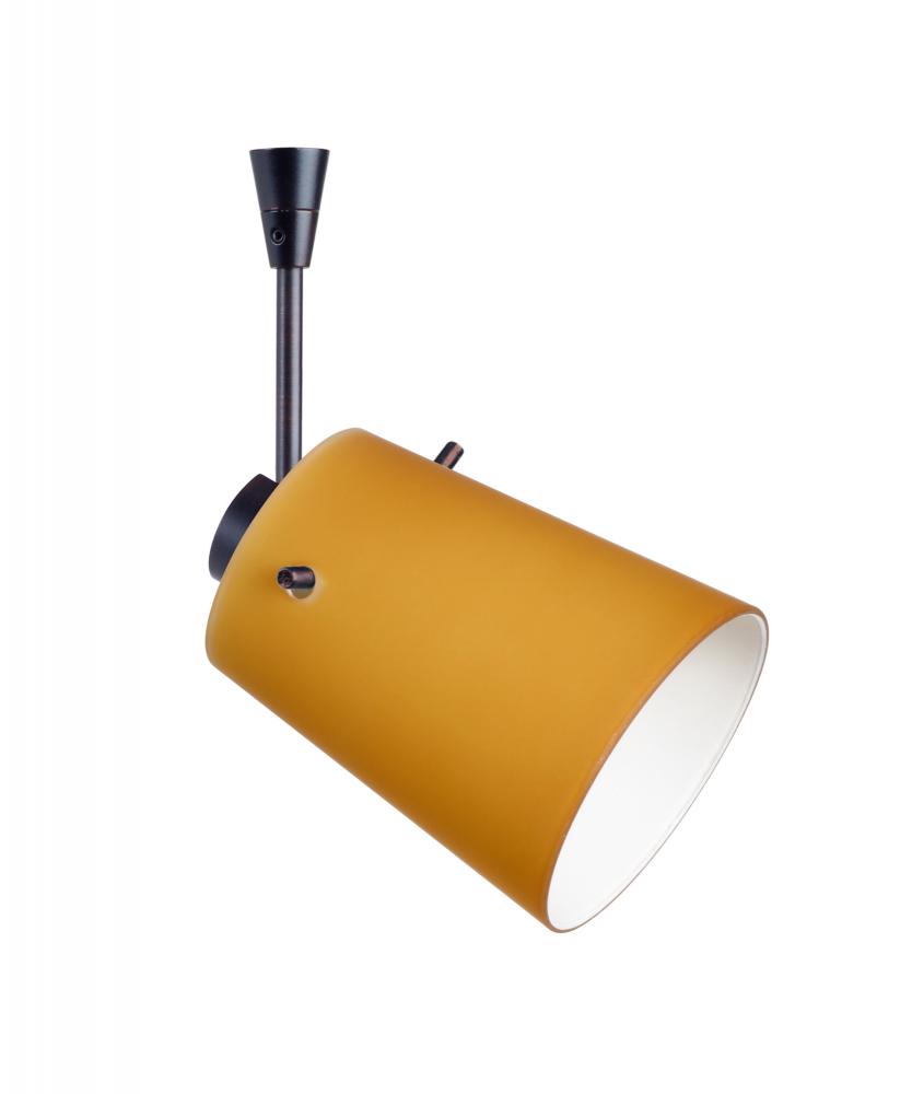 Besa Spotlight With 12" Stem Tammi 3 Bronze Amber Matte 1x50W Halogen Mr16