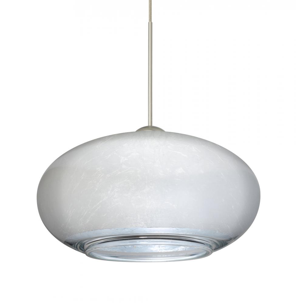 Besa Pendant Brio 7 Satin Nickel Silver Foil 1x5W LED