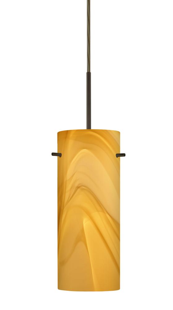 Besa Stilo 10 Pendant Bronze Honey 1x100W A19