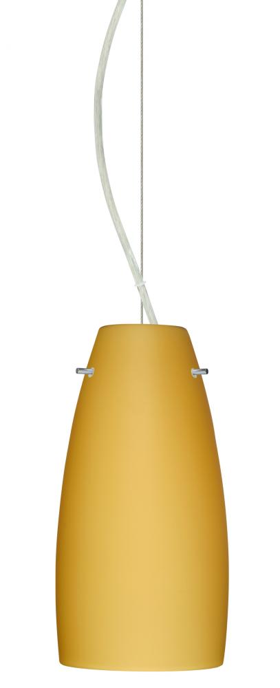 Besa Tao 10 Cable Pendant Vanilla Matte Satin Nickel 1x75W A19