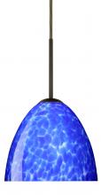 Besa Lighting 1BC-757286-MED-BR - Besa Sasha Pendant Bronze Blue Cloud 1x50W B10 Med