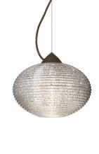 Besa Lighting 1KX-4912GL-BR - Besa Pape 10 Pendant 1Kx Glitter Bronze 1x75W Medium Base