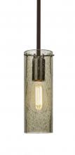 Besa Lighting 1TT-JUNI10LT-EDIL-BR - Besa, Juni 10 Stem Pendant, Latte Bubble, Bronze, 1x4W LED Filament