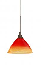 Besa Lighting 1XC-1743SL-LED-BR - Besa Pendant Domi Bronze Solare 1x6W LED