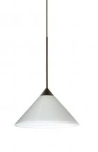 Besa Lighting 1XC-282453-LED-BR - Besa Pendant Kona Bronze White Starpoint 1x5W LED