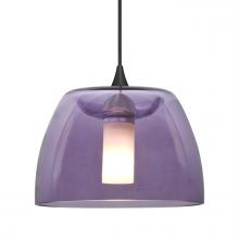 Besa Lighting 1XC-SPURPL-BK - Besa Spur Pendant, Plum, Black Finish, 1x35W MAX GY6.35 Base