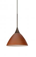 Besa Lighting 1XT-1743CH-BR - Besa Pendant Domi Bronze Cherry 1x50W Halogen