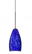 Besa Lighting 1XT-719886-LED-BR - Besa Pendant Karli Bronze Blue Cloud 1x5W LED