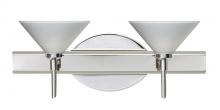 Besa Lighting 2SW-282453-CR - Besa Wall Kona Chrome White Starpoint 2x40W G9