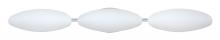 Besa Lighting 3WM-272707-LED-CR - Besa Wall Aero Chrome Opal Matte 3x5W LED