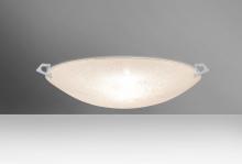 Besa Lighting 8418GL-SN - Besa Ceiling Sonya 17 Satin Nickel Glitter 2x100W G9