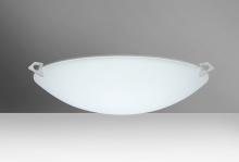 Besa Lighting 841925-MED-SN - Besa Ceiling Sonya 17 Satin Nickel Satin Frost 3x100W Medium Base