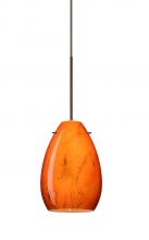 Besa Lighting RXP-1713HB-BR - Besa Pendant Pera 6 Bronze Habanero 1x50W Halogen