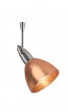 Besa Lighting SP-1758CF-18-SN - Besa Spotlight With 18" Stem Divi Satin Nickel Copper Foil 1x50W Halogen Mr16