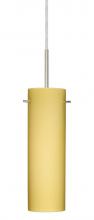 Besa Lighting 1BC-4930VM-LED-SN - Besa Copa LED Pendant Vanilla Matte Satin Nickel 1x9W LED