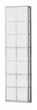 Besa Lighting BREE38-WA-BA - Besa Outdoor Bree 38 Brushed Aluminum White Acrylic 3x60W B10