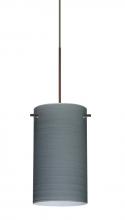 Besa Lighting 1XC-4404TN-BR - Besa Stilo 7 Pendant Bronze Titan 1x50W Halogen