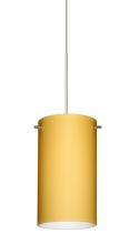 Besa Lighting 1XC-4404VM-SN - Besa Pendant Stilo 7 Satin Nickel Vanilla Matte 1x50W GY6.35