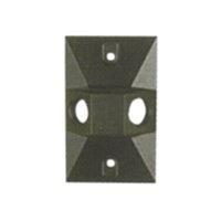 Cast aluminum, double 1/2" NPS hole, angl