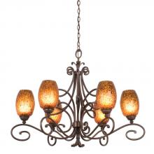 Kalco 5534AC/1438 - Amelie 6 Light Chandelier