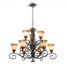 Kalco 5535TO/1365 - Amelie 9 Light Chandelier